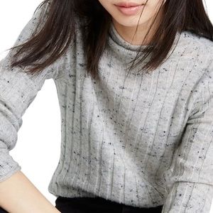 Madewell Donegal Evercrest Mockneck Sweater Size S